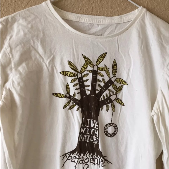 Water Girl Patagonia long sleeve graphic tee white - Picture 2 of 7